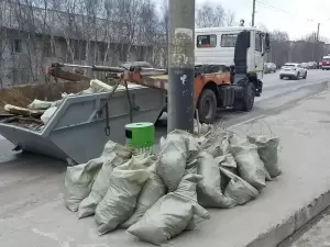 Фотография Вывоз строительного мусора Контейнер - ИП Кехян 3